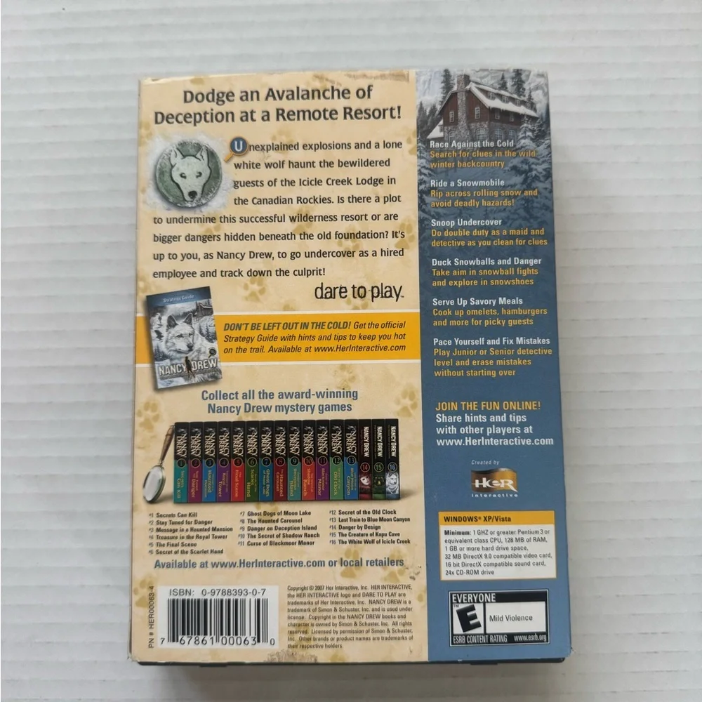 Nancy Drew: The White Wolf of Icicle Creek PC Game